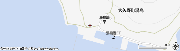 熊本県上天草市大矢野町湯島651周辺の地図