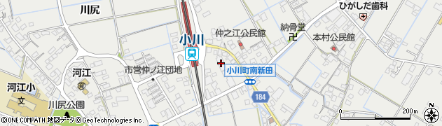 熊本宇城農業協同組合　小川農機センター周辺の地図