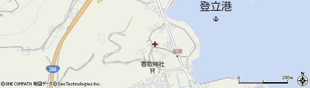 熊本県上天草市大矢野町登立1343周辺の地図