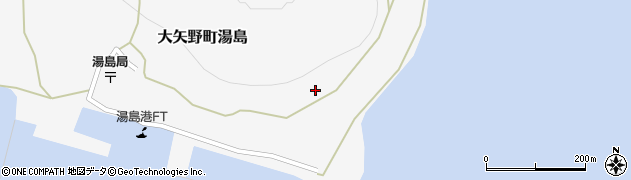 熊本県上天草市大矢野町湯島75周辺の地図