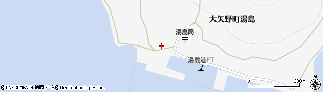熊本県上天草市大矢野町湯島649周辺の地図
