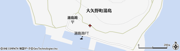 熊本県上天草市大矢野町湯島444周辺の地図