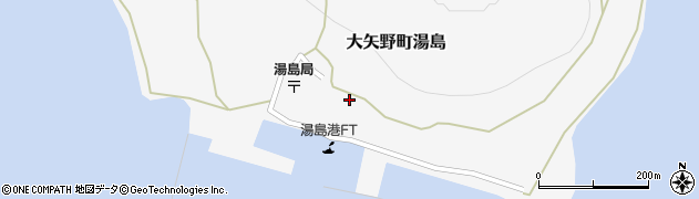熊本県上天草市大矢野町湯島442周辺の地図
