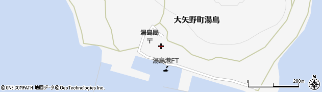 熊本県上天草市大矢野町湯島468周辺の地図