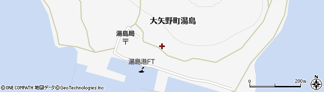 熊本県上天草市大矢野町湯島438周辺の地図
