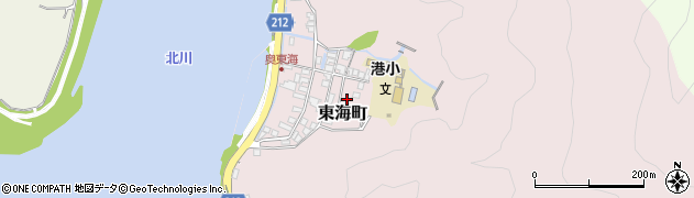 宮崎県延岡市東海町172周辺の地図