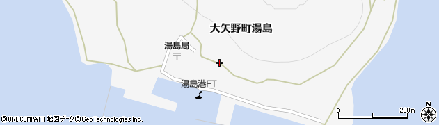 熊本県上天草市大矢野町湯島440周辺の地図