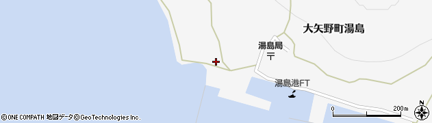熊本県上天草市大矢野町湯島697周辺の地図