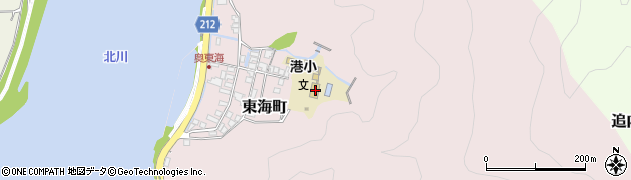宮崎県延岡市東海町178周辺の地図