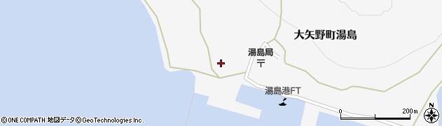 熊本県上天草市大矢野町湯島657周辺の地図