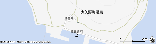 熊本県上天草市大矢野町湯島451周辺の地図