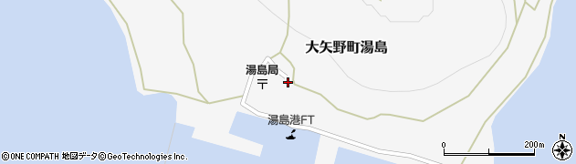 熊本県上天草市大矢野町湯島453周辺の地図