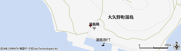 熊本県上天草市大矢野町湯島673周辺の地図