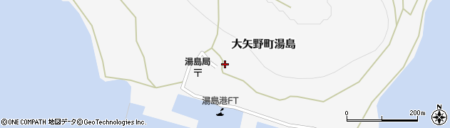 熊本県上天草市大矢野町湯島430周辺の地図