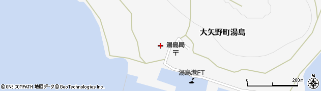 熊本県上天草市大矢野町湯島668周辺の地図