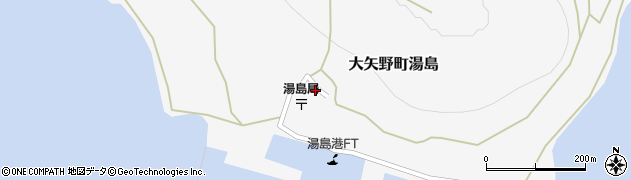 熊本県上天草市大矢野町湯島463周辺の地図