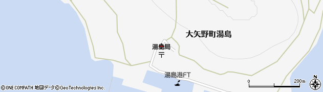 熊本県上天草市大矢野町湯島477周辺の地図