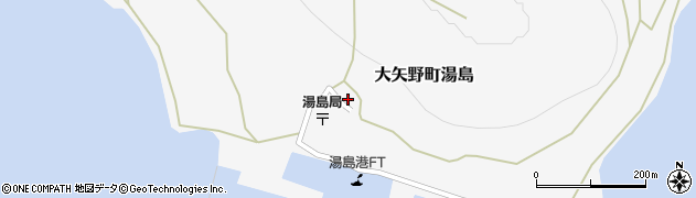 熊本県上天草市大矢野町湯島528周辺の地図