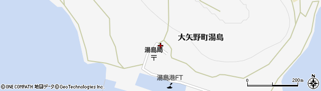 熊本県上天草市大矢野町湯島459周辺の地図