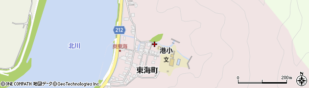 宮崎県延岡市東海町186周辺の地図