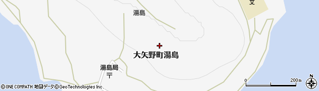 熊本県上天草市大矢野町湯島周辺の地図