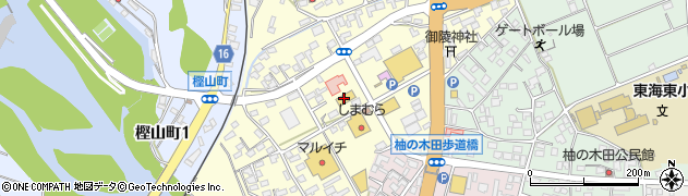 ダイソー＆アオヤマ延岡大門店周辺の地図