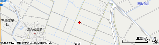 熊本県宇城市小川町（河江）周辺の地図