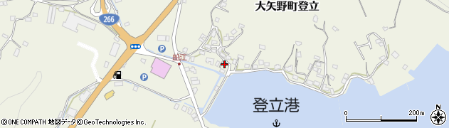 熊本県上天草市大矢野町登立2945周辺の地図
