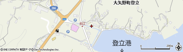 熊本県上天草市大矢野町登立2953周辺の地図