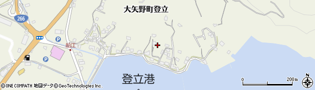 熊本県上天草市大矢野町登立3153周辺の地図