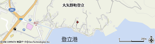 熊本県上天草市大矢野町登立3152周辺の地図