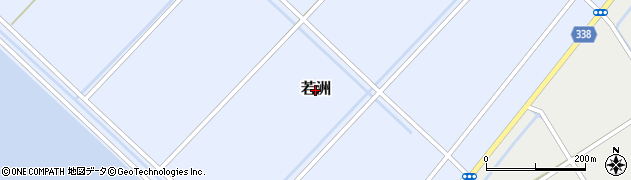 熊本県氷川町（八代郡）若洲周辺の地図