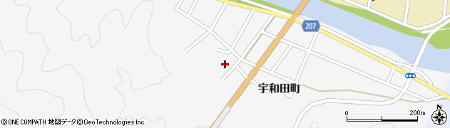 宮崎県延岡市宇和田町851周辺の地図