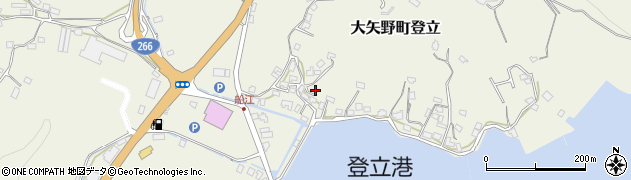 熊本県上天草市大矢野町登立3106周辺の地図