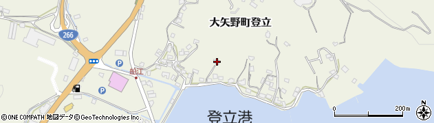 熊本県上天草市大矢野町登立3115周辺の地図