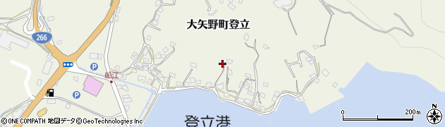 熊本県上天草市大矢野町登立3134周辺の地図