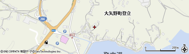 熊本県上天草市大矢野町登立3072周辺の地図
