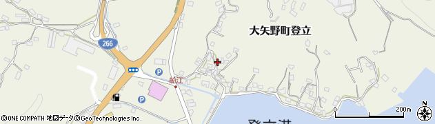 熊本県上天草市大矢野町登立3070周辺の地図