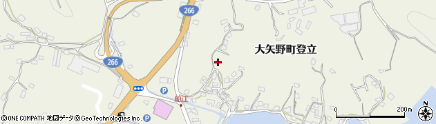 熊本県上天草市大矢野町登立3066周辺の地図