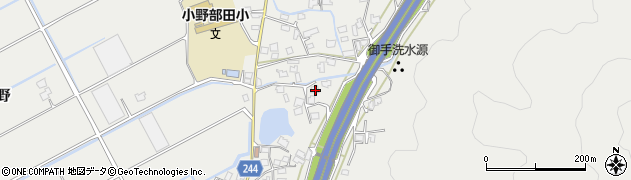 熊本県宇城市小川町南小野148周辺の地図