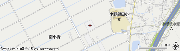 熊本県宇城市小川町南小野1442周辺の地図