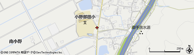 熊本県宇城市小川町南小野1413周辺の地図