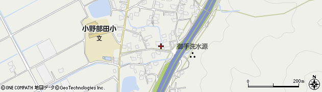 熊本県宇城市小川町南小野23周辺の地図