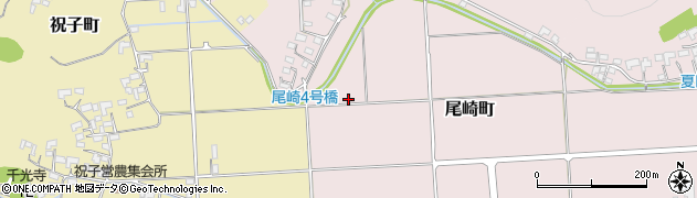 宮崎県延岡市尾崎町周辺の地図