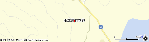 長崎県五島市玉之浦町立谷周辺の地図