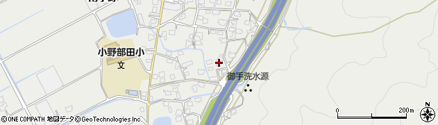 熊本県宇城市小川町南小野115周辺の地図