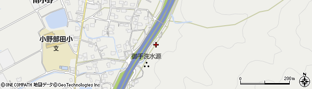 熊本県宇城市小川町南小野450周辺の地図