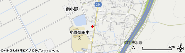 熊本県宇城市小川町南小野56周辺の地図