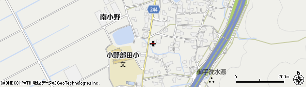 熊本県宇城市小川町南小野60周辺の地図