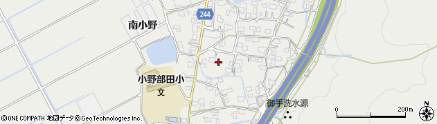 熊本県宇城市小川町南小野67周辺の地図